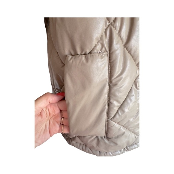 Stand Studio Nikolina faux leather puffer jacket - Picture 7 of 9